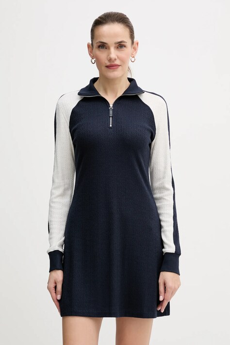 Calvin Klein Jeans sukienka kolor granatowy mini prosta LV047D216G
