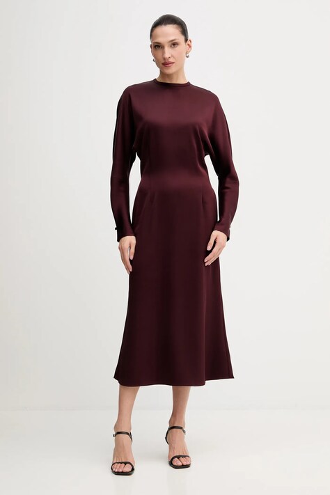 Filippa K sukienka midi prosta 31947