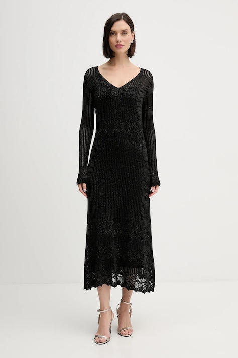 Hoss Intropia ruha fekete, maxi, testhezálló, 6512541