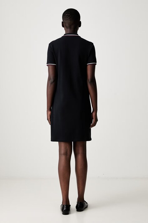 Fred Perry сукня бавовняна з еластаном — AW25-SUD19G, темно-синій — фото 3