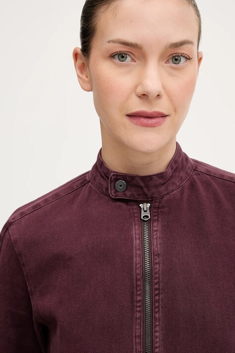 Джинсова сукня G-Star Moto mini — AW25-SUD1BH, бордо — фото 4