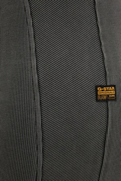 Сукня G-Star Washed slim rib — AW25-SUD1BM, сірий — фото 5