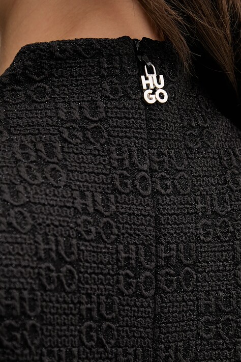 Сукня HUGO Naired — AW25-SUD1CR, чорний — фото 5