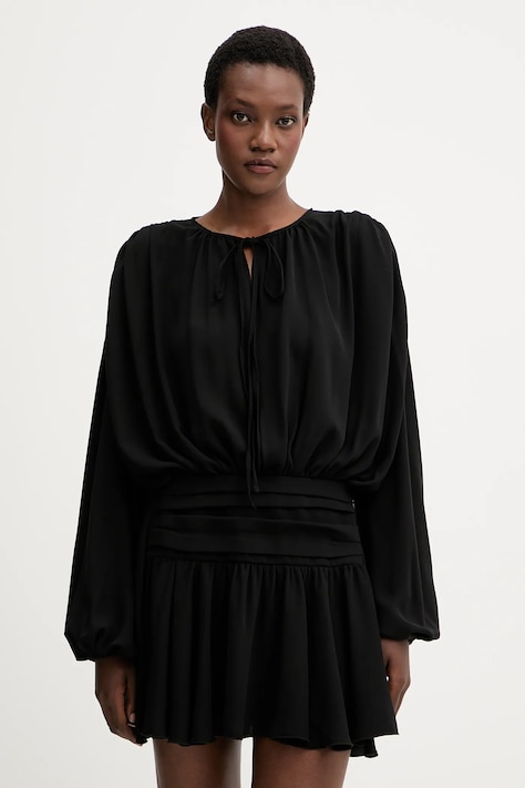 Aniye By rochie culoarea negru, mini, evazați, 181170