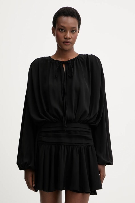 Aniye By rochie culoarea negru, mini, evazați, 181170