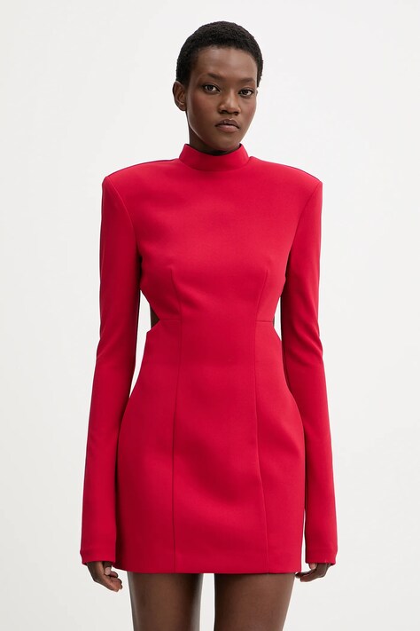 Aniye By rochie culoarea roșu, mini, evazați, 181313