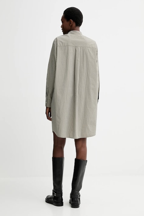 Бавовняна сукня Marc O'Polo — AW25-SUD1E5, зелений — фото 3