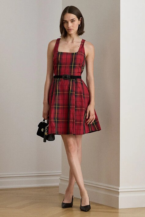 Φόρεμα Lauren Ralph Lauren χρώμα: μαύρο, 253979940