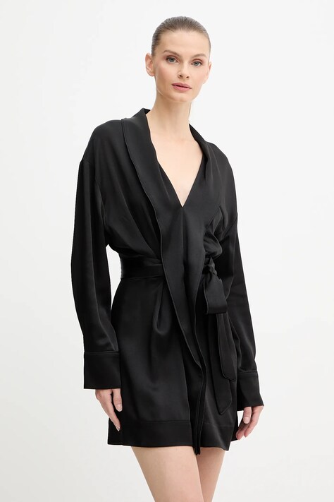 Victoria Beckham sukienka kolor czarny mini prosta 1425WDR007032A