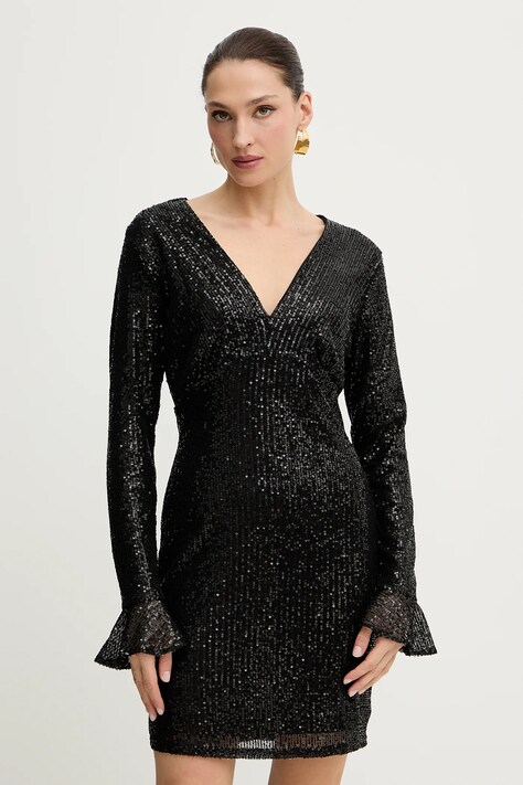 Morgan sukienka kolor czarny mini dopasowana RDISCO