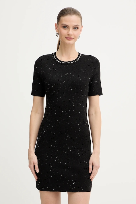 Morgan sukienka kolor czarny mini dopasowana RMAUD