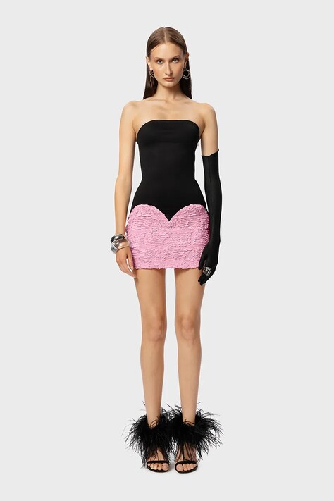 GOD SAVE QUEENS sukienka ALAIA DRESS kolor czarny mini dopasowana GSQ-165-310