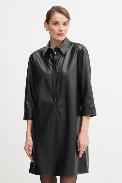 United Colors of Benetton rochie culoarea negru, mini, drept, 4M3CDV0BZ