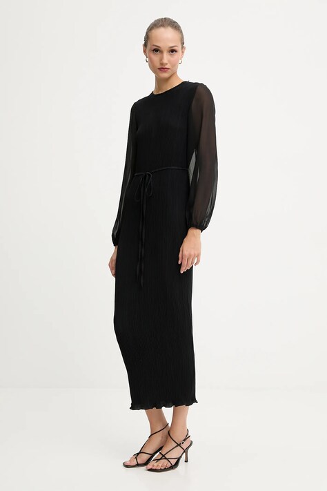 Never Fully Dressed sukienka kolor czarny maxi prosta NFDDR2980