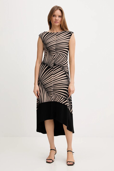 Joseph Ribkoff sukienka kolor czarny maxi rozkloszowana 251107