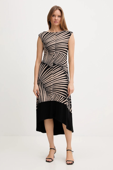 Joseph Ribkoff sukienka kolor czarny maxi rozkloszowana 251107