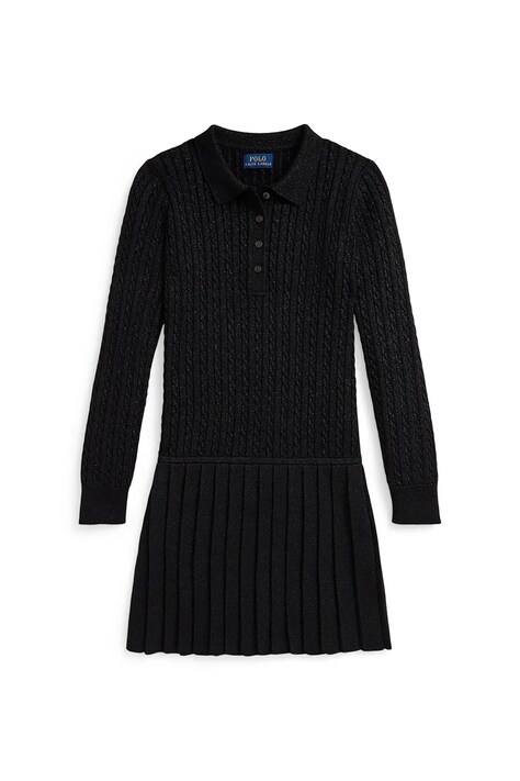 Платье Polo Ralph Lauren цвет чёрный mini прямое 313980679001