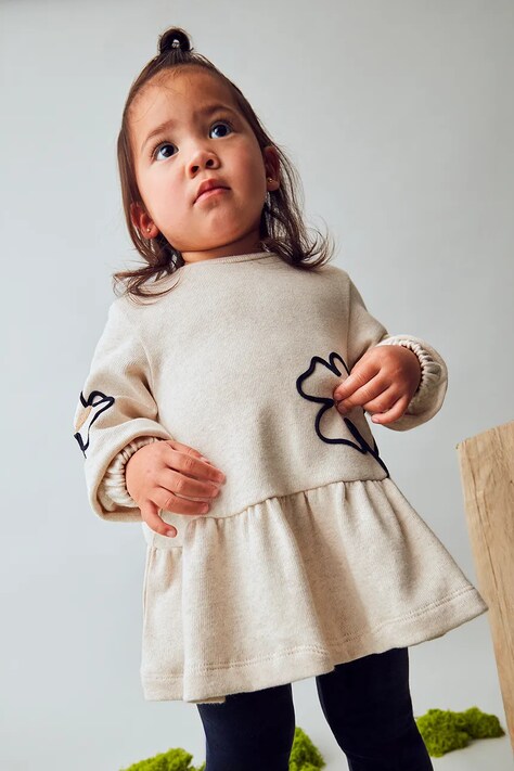 Дитяча сукня Mayoral — AW25-SUG03E, бежевий — фото 6