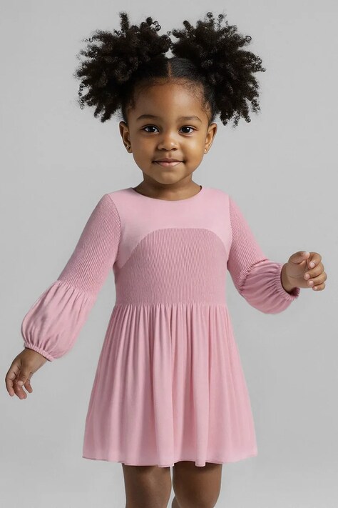 Mayoral rochie culoarea roz, mini, evazați, 4922