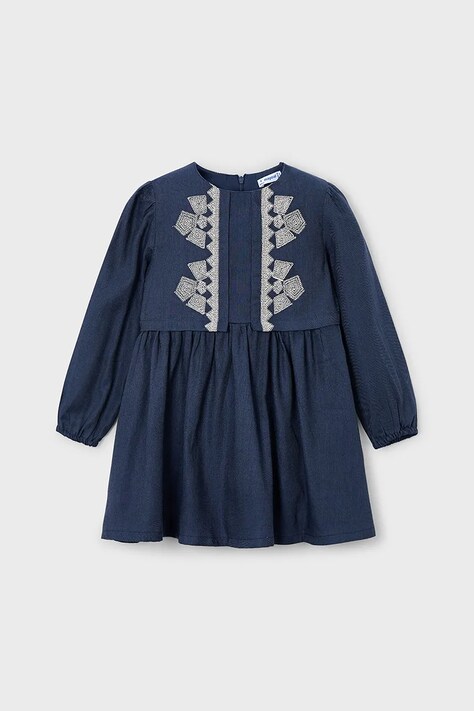 Παιδικό φόρεμα Mayoral χρώμα: μπλε, 4992