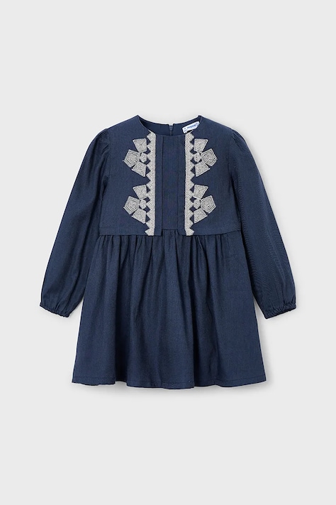Παιδικό φόρεμα Mayoral χρώμα: μπλε, 4992