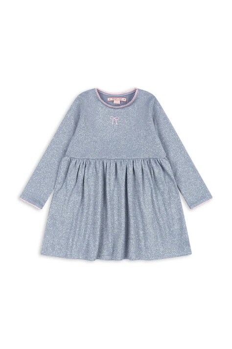 Бебешка рокля Konges Sløjd ROLI DRESS в лилаво къса разкроена KS103968