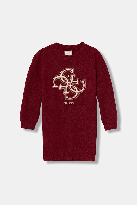 Dívčí šaty Guess červená barva, mini, K5BK06 Z3220
