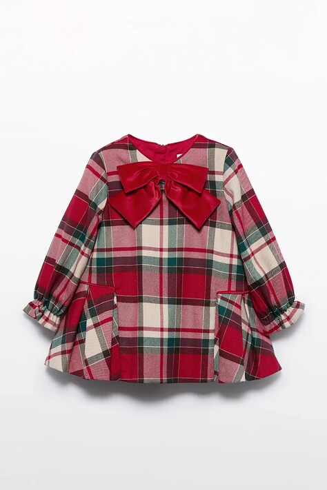 Детское платье Abel&Lula цвет красный mini расклешённое 15509