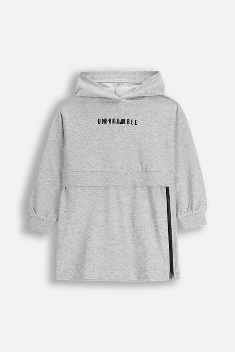 Дитяча сукня Coccodrillo колір сірий mini oversize RAVE GIRL JUNIOR