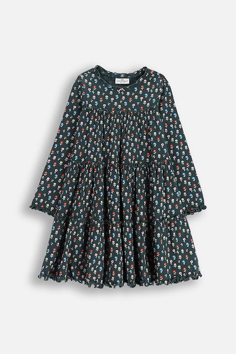 Coccodrillo rochie fete culoarea verde, mini, evazați, FROSTING PUDDLE GIRL KIDS