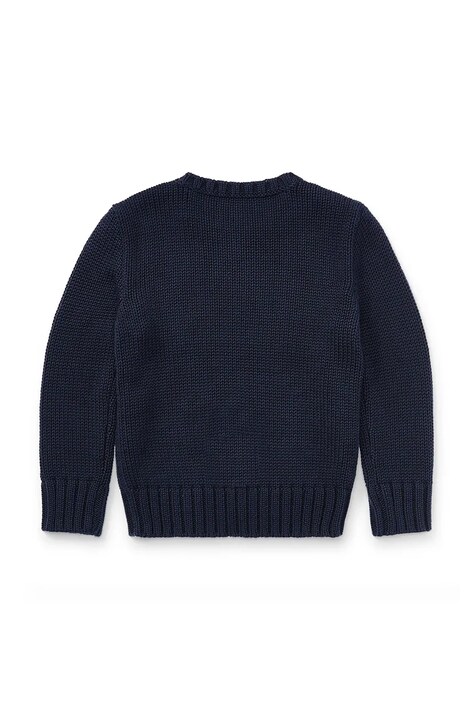 Светр Polo Ralph Lauren — AW25-SWB009, темно-синій — фото 3