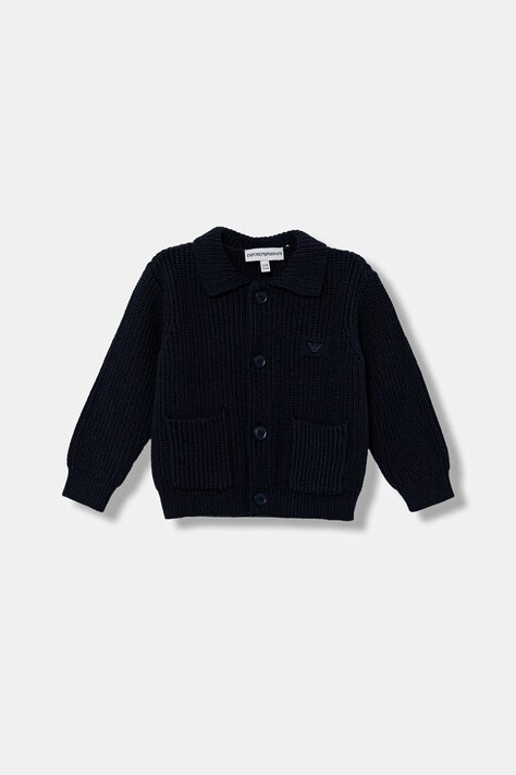 Emporio Armani cardigan neonato/a colore blu navy EB000661 AF17345