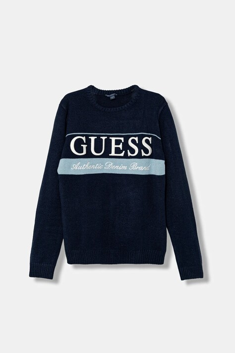 Guess sweter dziecięcy kolor granatowy lekki L5BR02 Z32N0