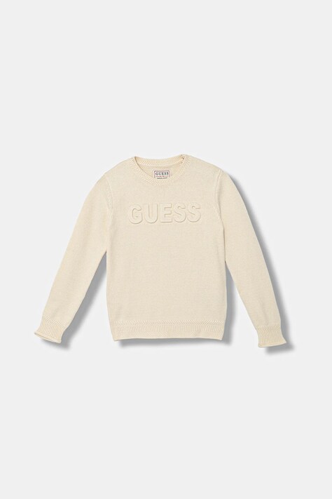 Guess sweter dziecięcy kolor beżowy lekki L5BR20 Z2ZK2