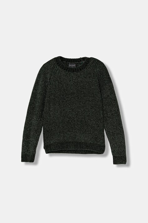 Guess sweter dziecięcy kolor zielony lekki N5BR00 Z39O0