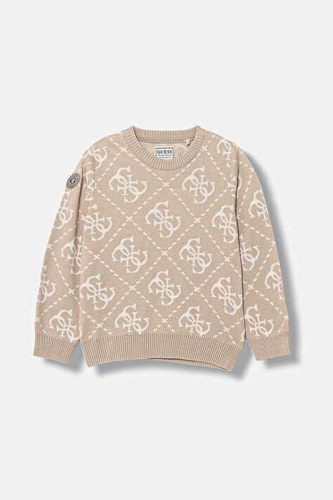 Guess sweter dziecięcy kolor beżowy lekki N5BR02 Z3HL1