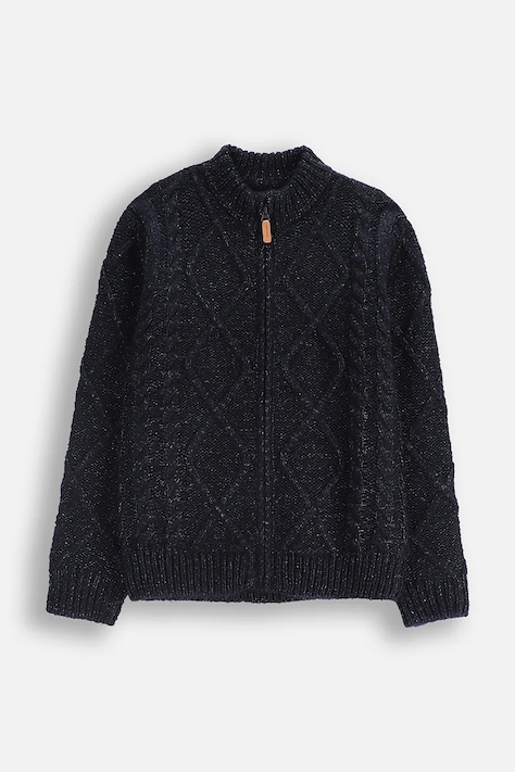 Detský sveter Coccodrillo tmavomodrá farba, YETI BOY JUNIOR