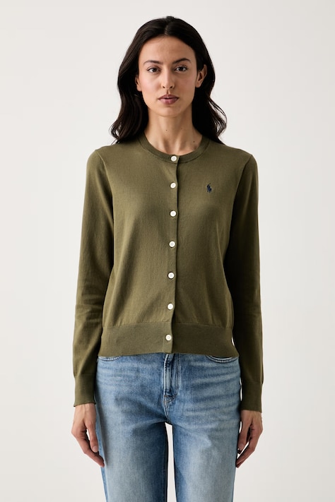 Polo Ralph Lauren Ζακέτα Βαμβακερή Γυναικεία πράσινη 211971871