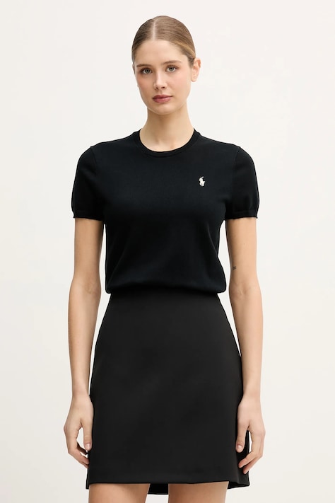 Polo Ralph Lauren sweter damski kolor czarny lekki 211971872