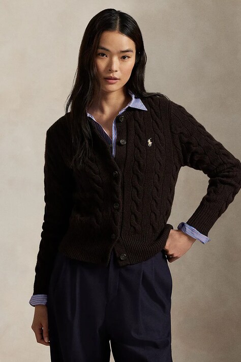 Светр Polo Ralph Lauren колір коричневий 211972104