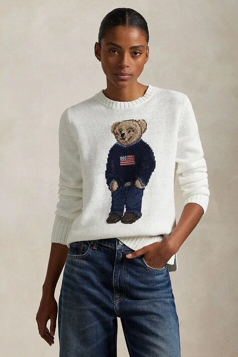 Свитер Polo Ralph Lauren цвет белый  211978359