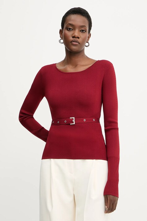 Patrizia Pepe pulover culoarea roșu, light, 8K0309 K274