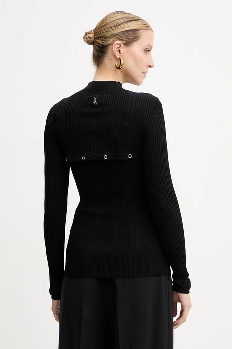 Светр Patrizia Pepe — AW25-SWD01W, чорний — фото 3