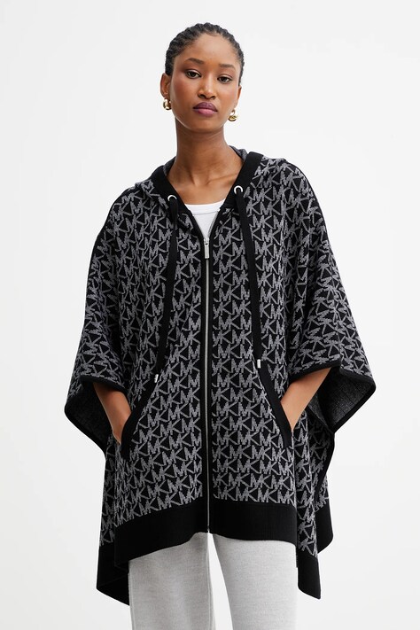 Vlnený kardigán MICHAEL Michael Kors čierna farba, MT561CCK87