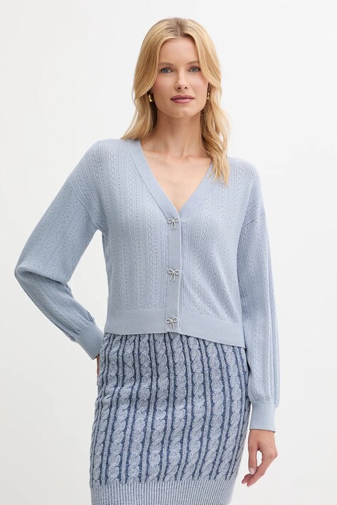 Джемпер Guess LYLA цвет фиолетовый лёгкий W5YR01 Z2ZK2