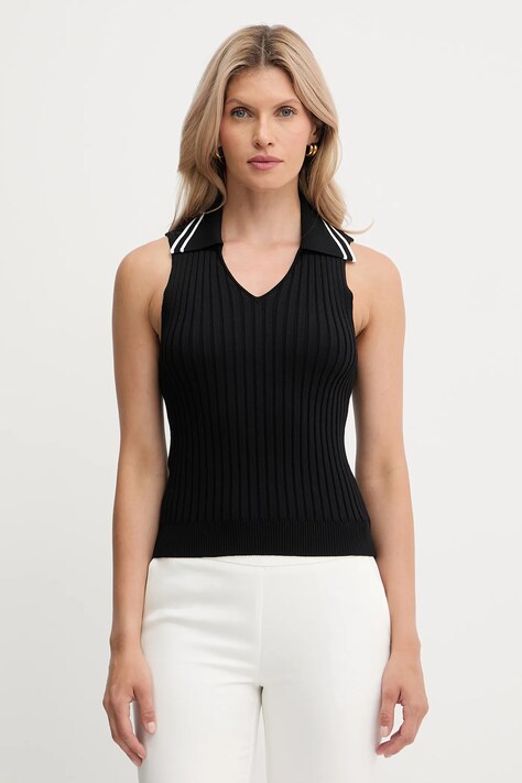 Pinko top kolor czarny 105419 A2PS