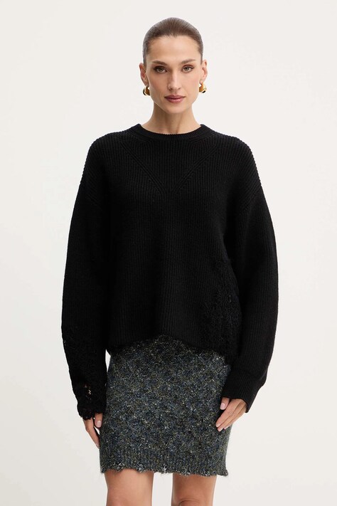 Свитер с добавлением шерсти Pinko цвет чёрный  105505 A2R1