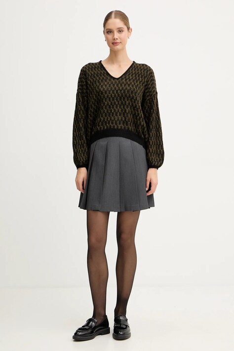 Светр із додаванням вовни United Colors of Benetton — AW25-SWD09W, зелений — фото 2