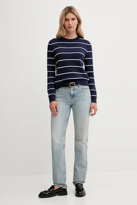 United Colors of Benetton maglione donna colore blu navy  104ME10EB