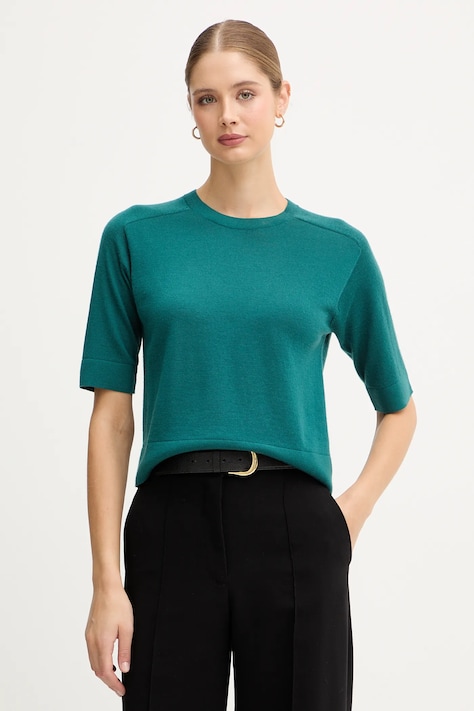 United Colors of Benetton pulover de lână culoarea verde, light, 11AHD10E6
